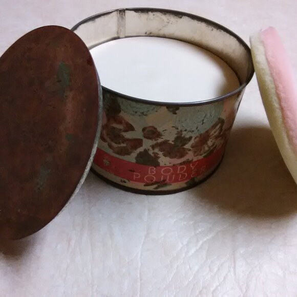 Vivaudou Mavis body dusting bath powder tin sealed unopened w/ puff - Picture 11 of 11